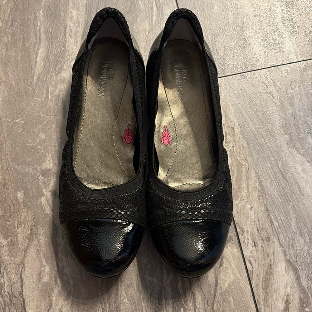 Ros Hommerson The Ronnie black ballet flat size 7M